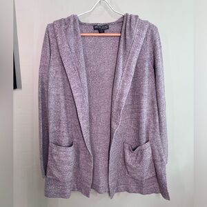 Barefoot Dreams Coastal Cozychic Hooded Cardigan- Sz S